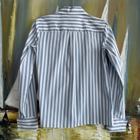 Michael Kors Collection Striped Poplin blouse - Picture 6 of 10